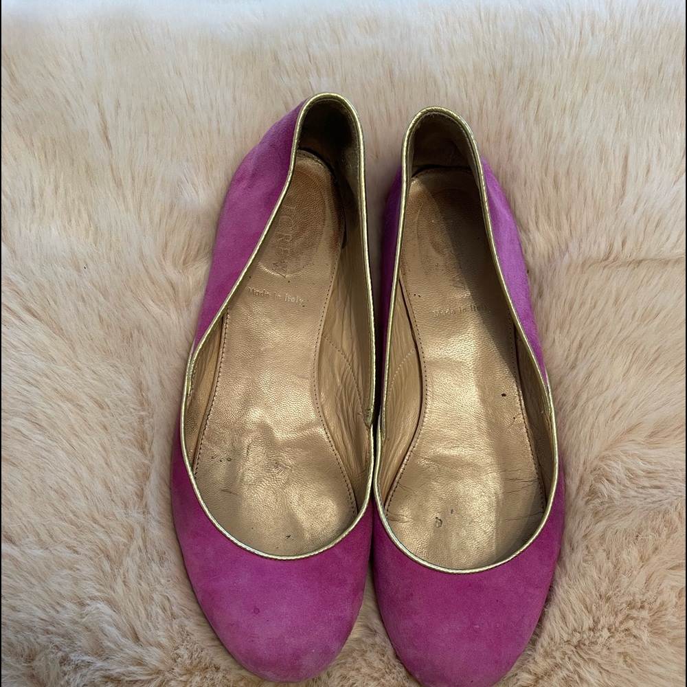 Pink J Crew Flats